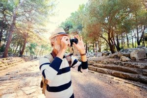 Solo travelling for seniors: photographer